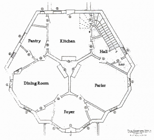 Hexagon House Floor Plan